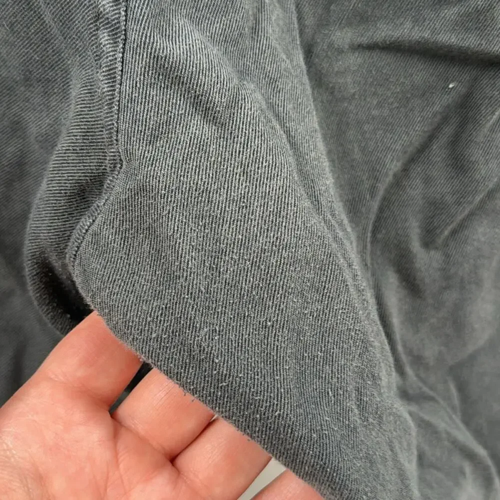 Toad & Co grey organic cotton Levon shorts